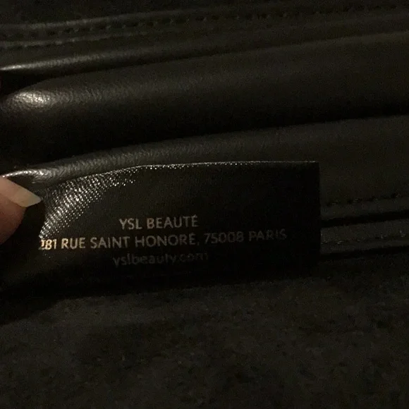Yves Saint Laurent Black Limited Edition Makeup Brushes & Roll Bag Holder - Picture 9 of 10